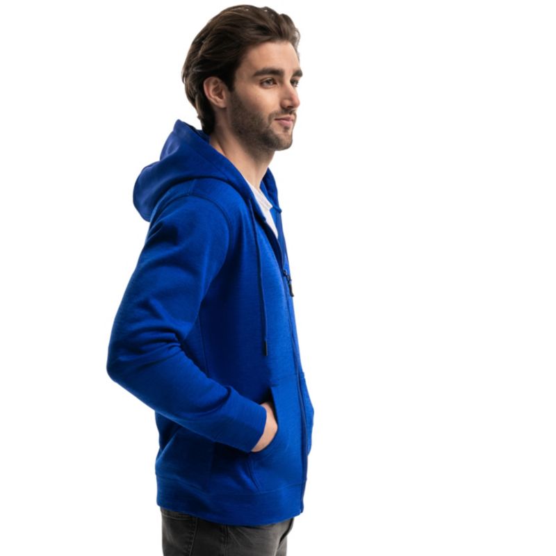 Big & Tall Premium Zip-Up Hoodie for Men with Smooth Silky Matte Finish & Cozy Fleece Inner Lining Sweater with Hood