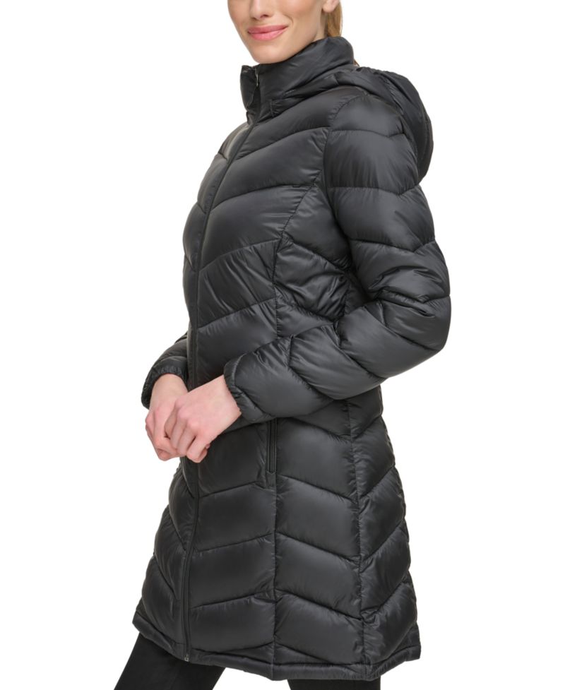 Women's Packable Hooded Puffer Coat