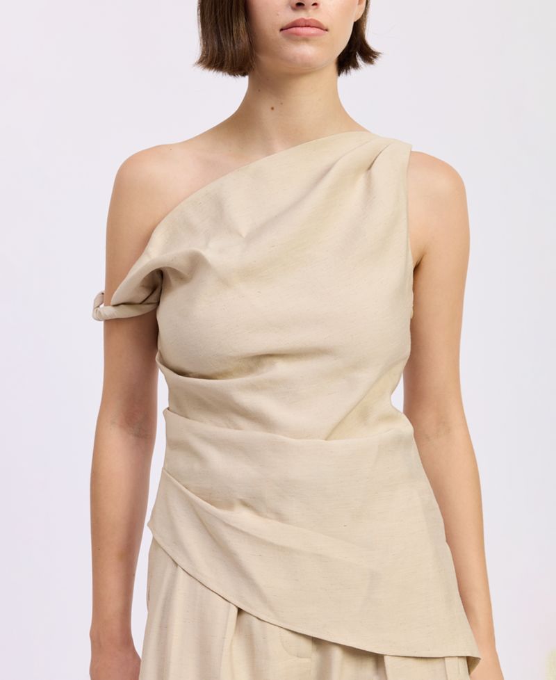 Women's One-Shoulder Asymmetric Selma Top