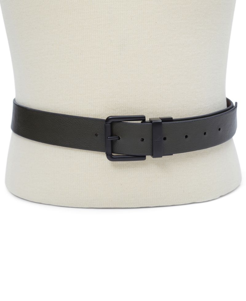 38MM Men's Pebble Grain Reversible Jean Belt