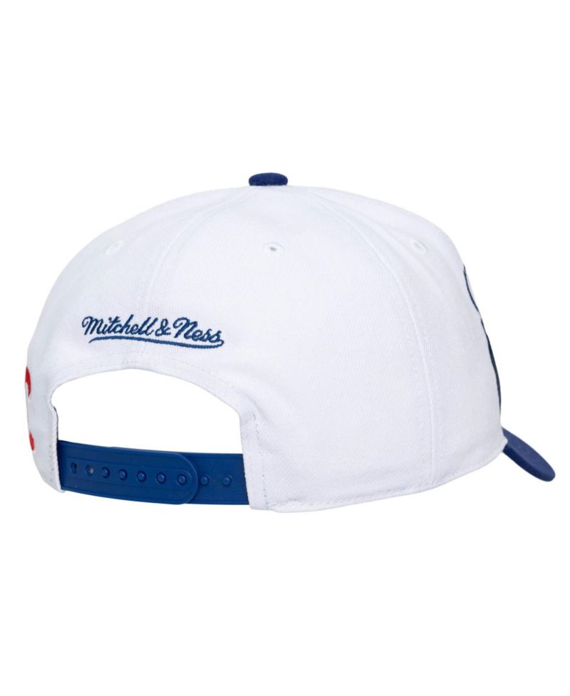 Men's and Women's White/Royal Chicago Cubs XL Script Pro Crown Adjustable Hat