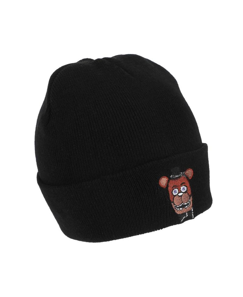 Men's Freddy Embroidery On Acrylic Knit Standard Cuff Beanie
