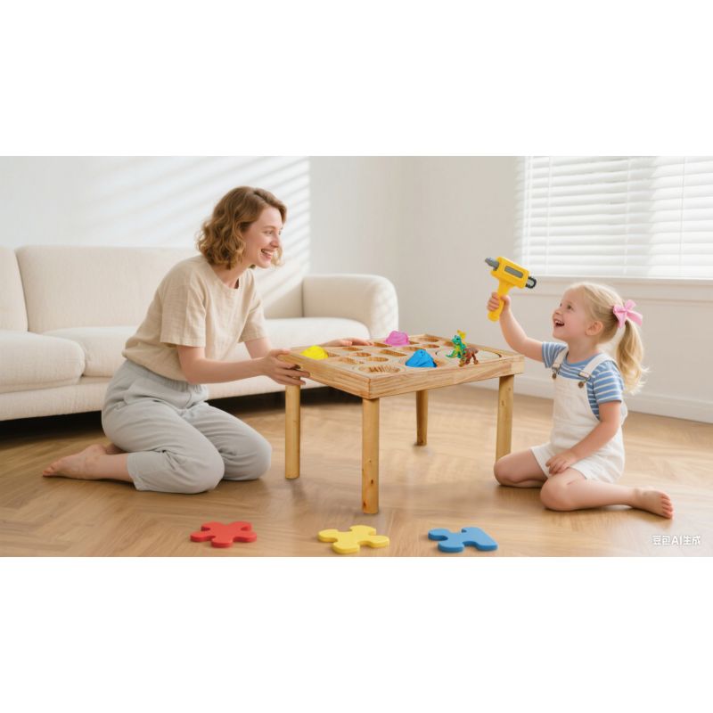 Toddler Sensory Table with 2 Chairs - Sand & Water Play