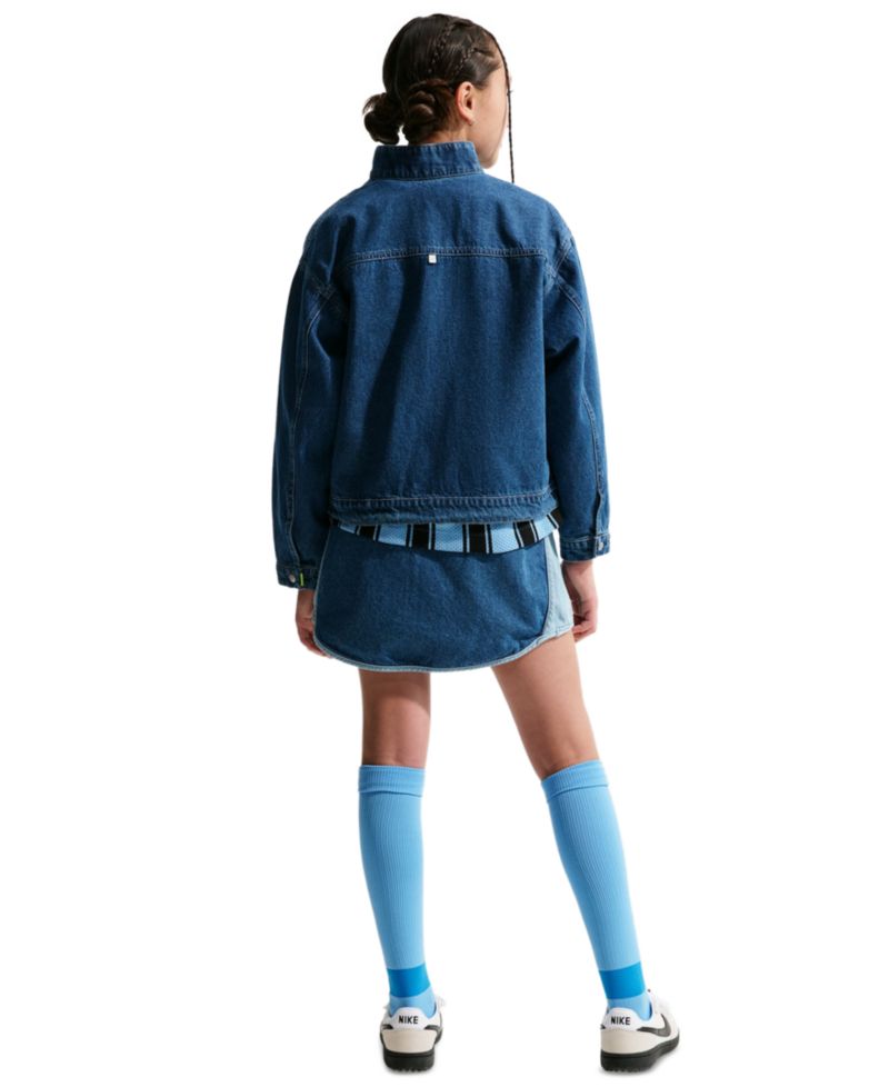 Girls' 7-16 Sportswear Collection Pull-On Denim Skirt