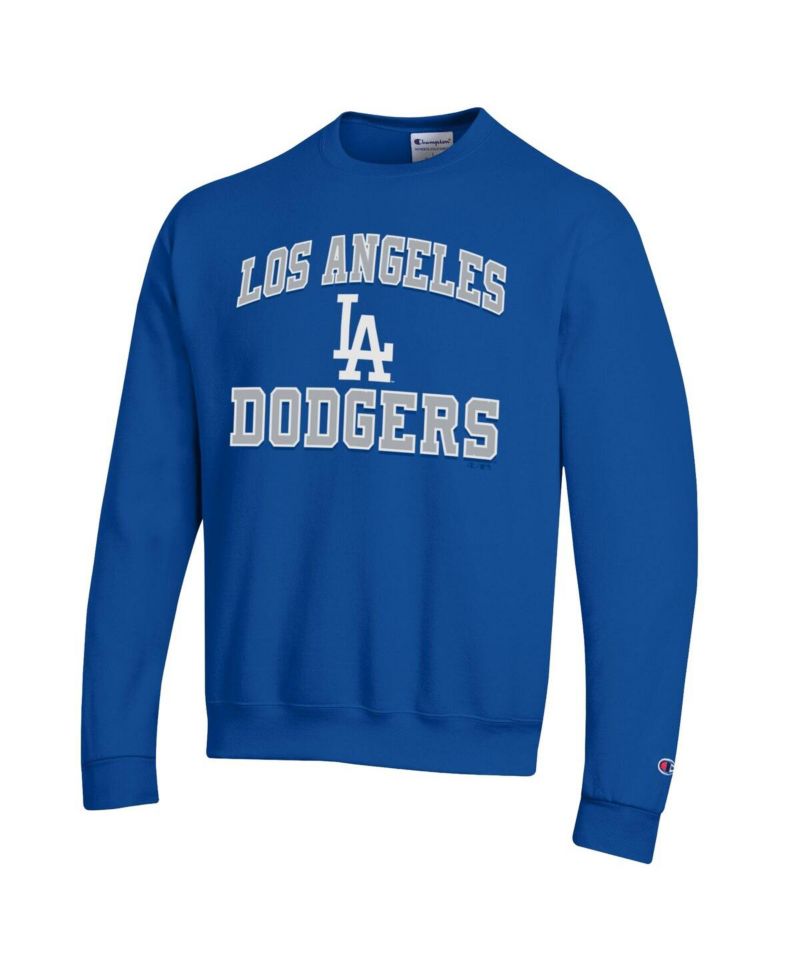Men's Royal Los Angeles Dodgers Heart & Soul Powerblend Sweatshirt