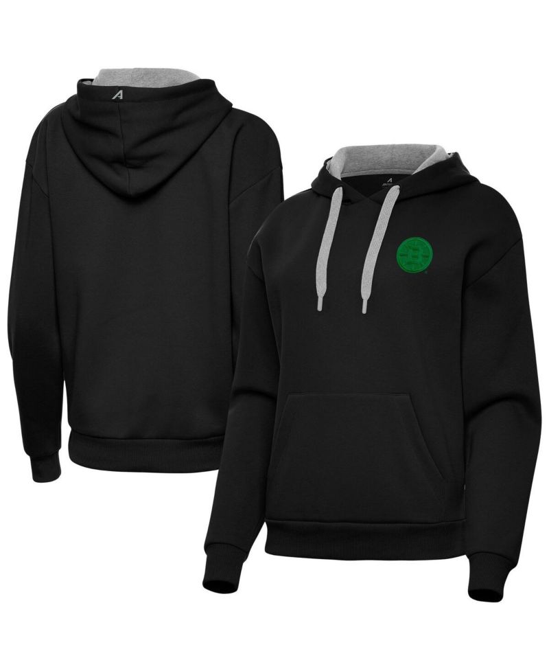 Women's Black Boston Bruins St. Patrick's Day Victory Pullover Hoodie