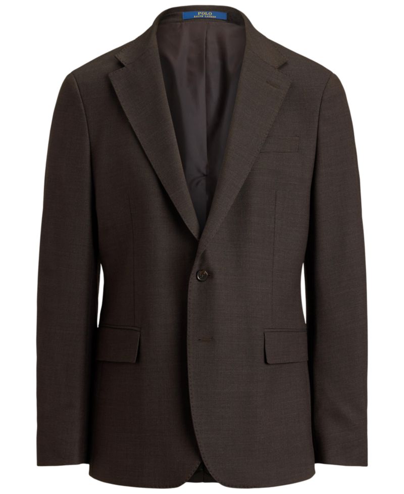 Men's Modern-Fit Wool-Blend Birdseye Suit Jacket