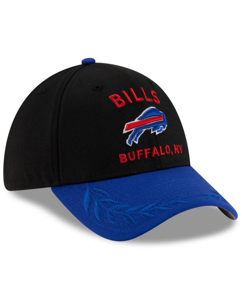 Men's Black/Royal Buffalo Bills 2025 NFL Draft 39THIRTY Flex Hat