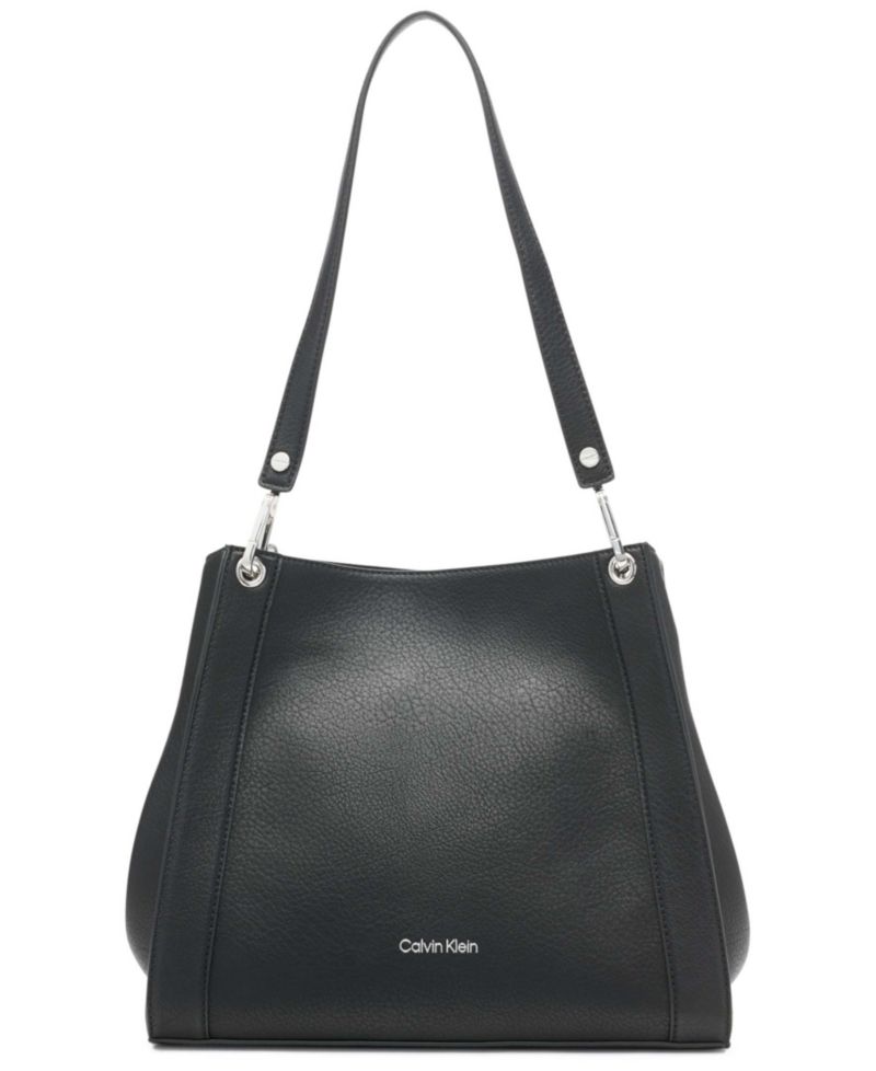 Garnet Triple Small Compartment Tote Bag