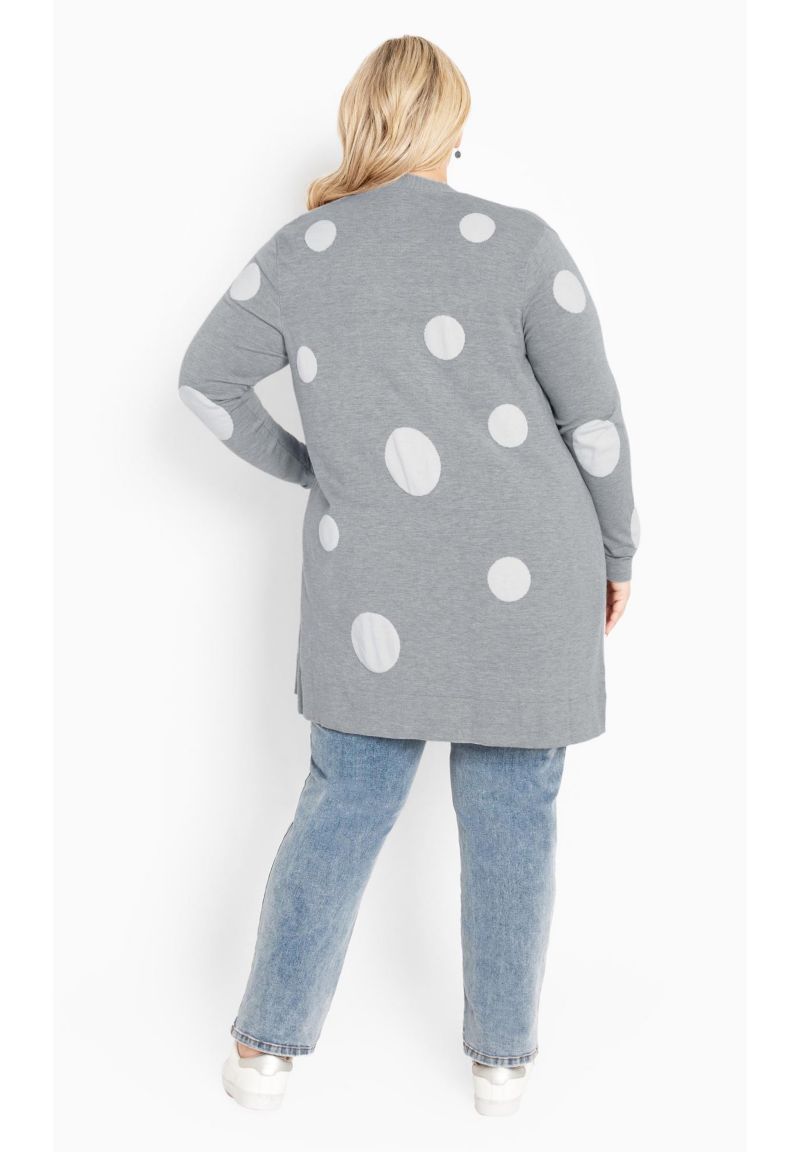 Women's Plus Size Spot It Cardigan
