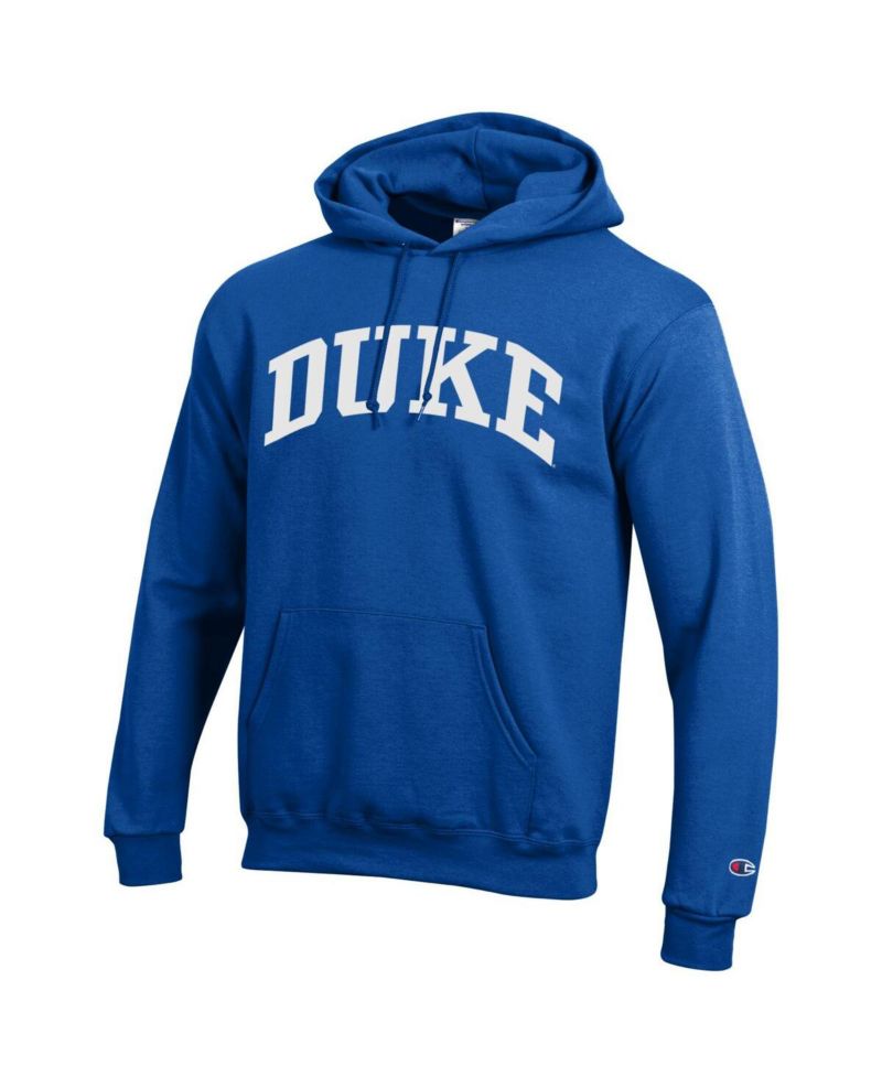 Men's Royal Duke Blue Devils Basic Arch Fleece Pullover Hoodie