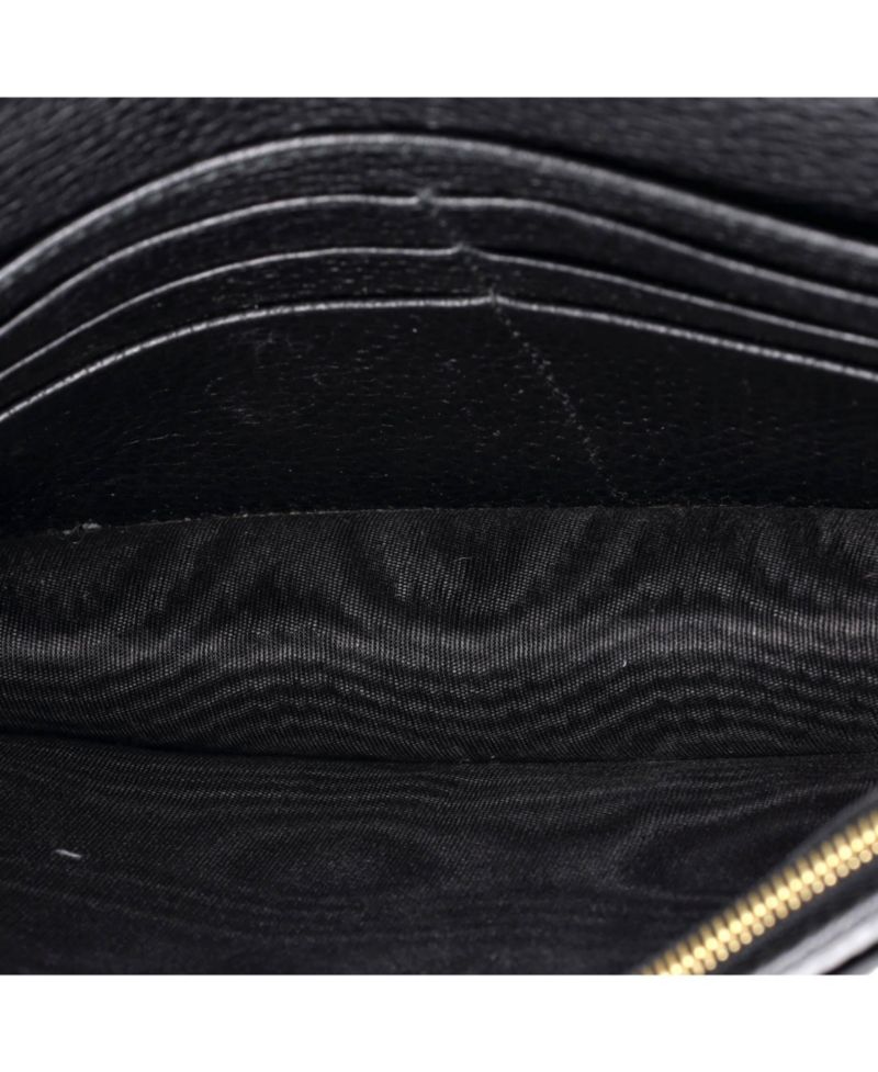 Mini Petite GG Marmont Chain Wallet Leather