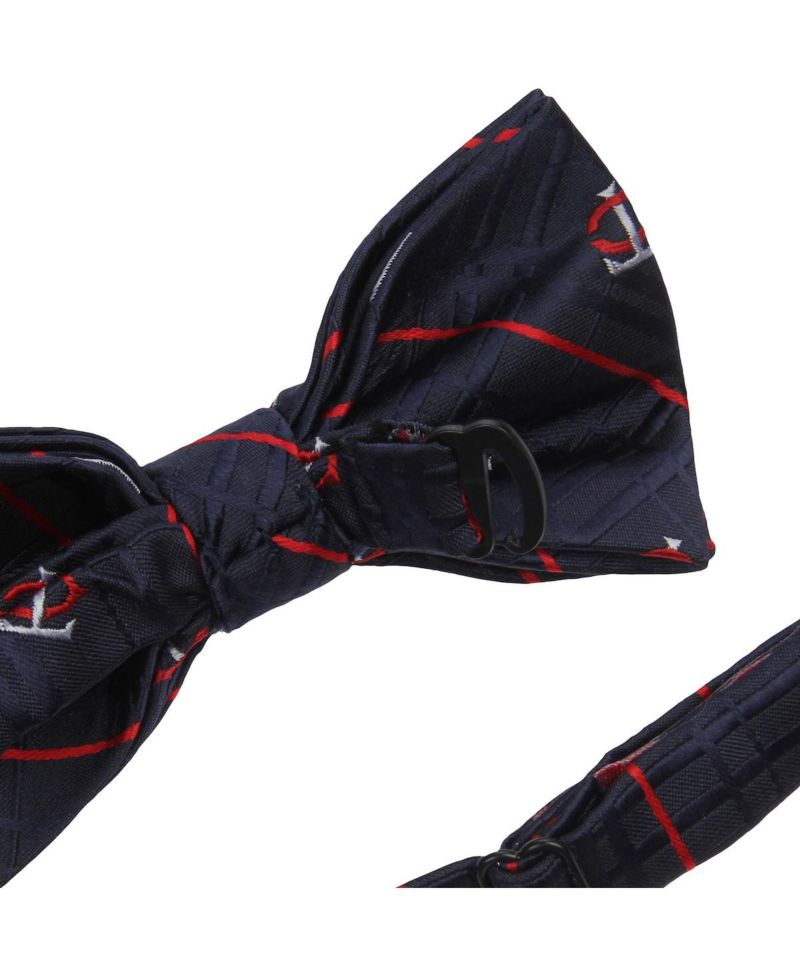 Men's Navy Minnesota Twins Oxford Bow Tie