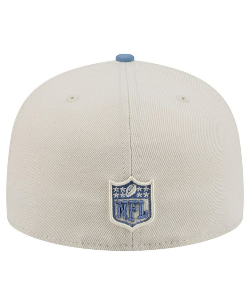 Men's Cream/Blue Pittsburgh Steelers Color Pack 59FIFTY Fitted Hat
