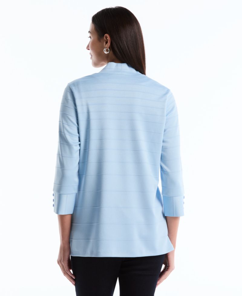 Petite Ottoman Knit Cardigan Sweater