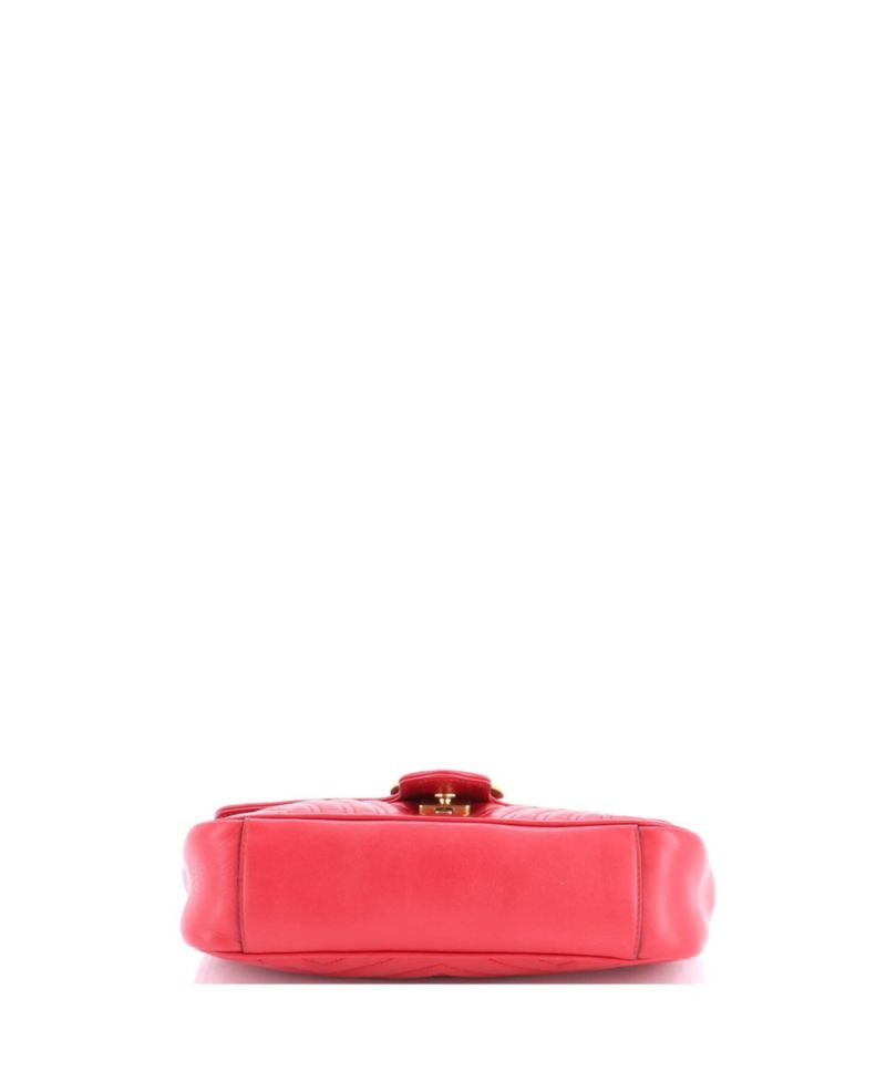 Medium GG Marmont Flap Bag Matelasse Leather