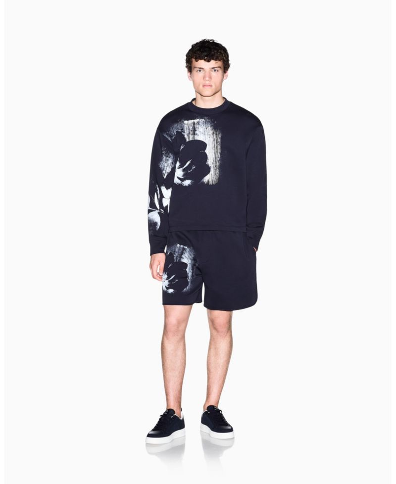 Men's Exposed Flower Fleece Shorts