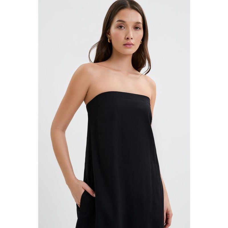 Women's Aine Linen Convertible-Strap Flowy Dress with Pockets