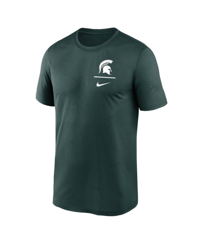 Men's Green Michigan State Spartans Primary Logo Legend Performance T-Shirt