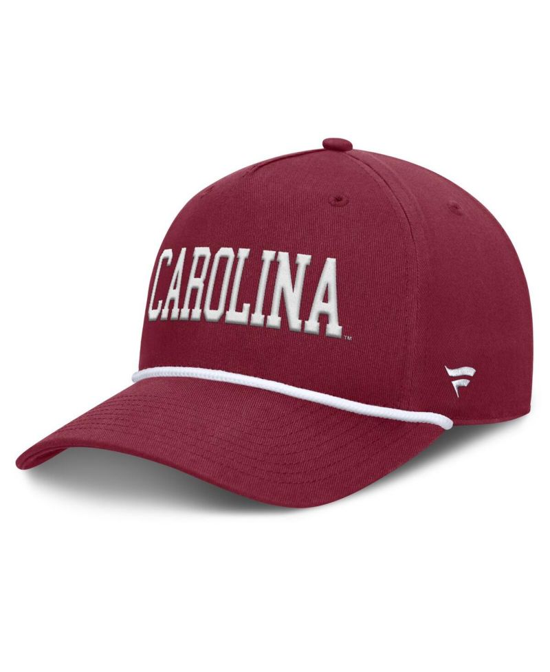 Men's Garnet South Carolina Gamecocks Foul Ball Rope Adjustable Hat