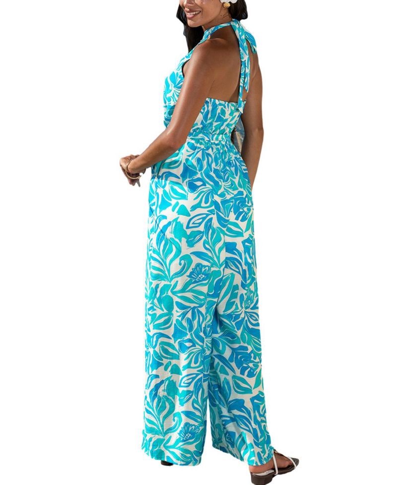 Women's Halter Neck Unlined Jumpsuit