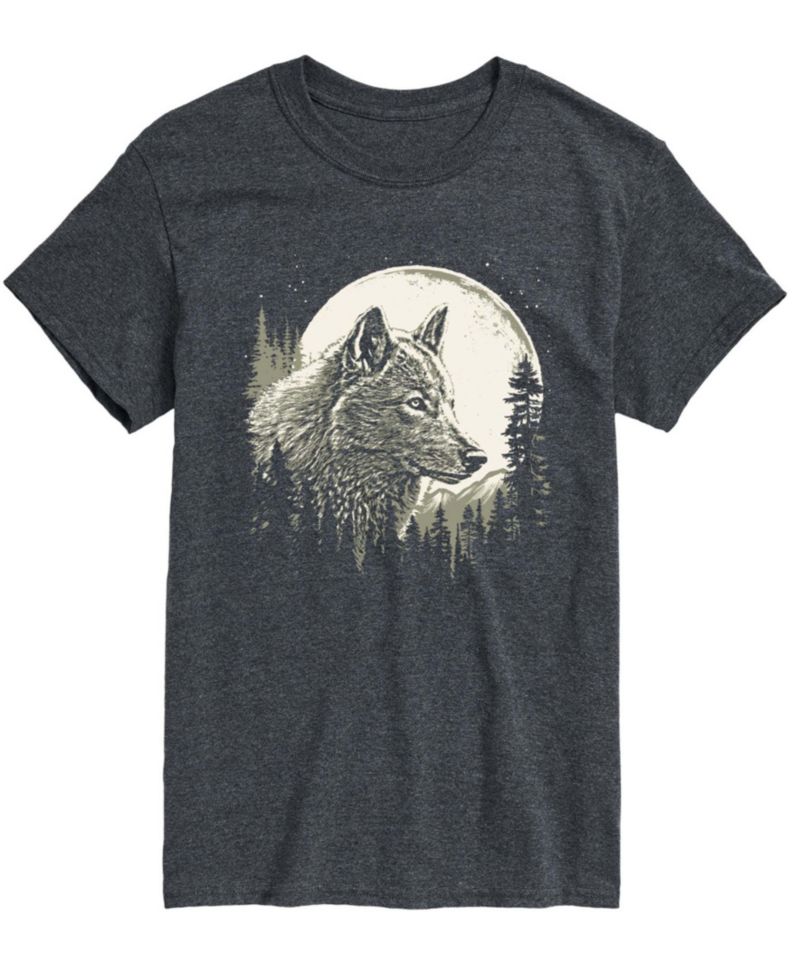 Men's Stunning Wolf Design Short-Sleeve T-Shirt