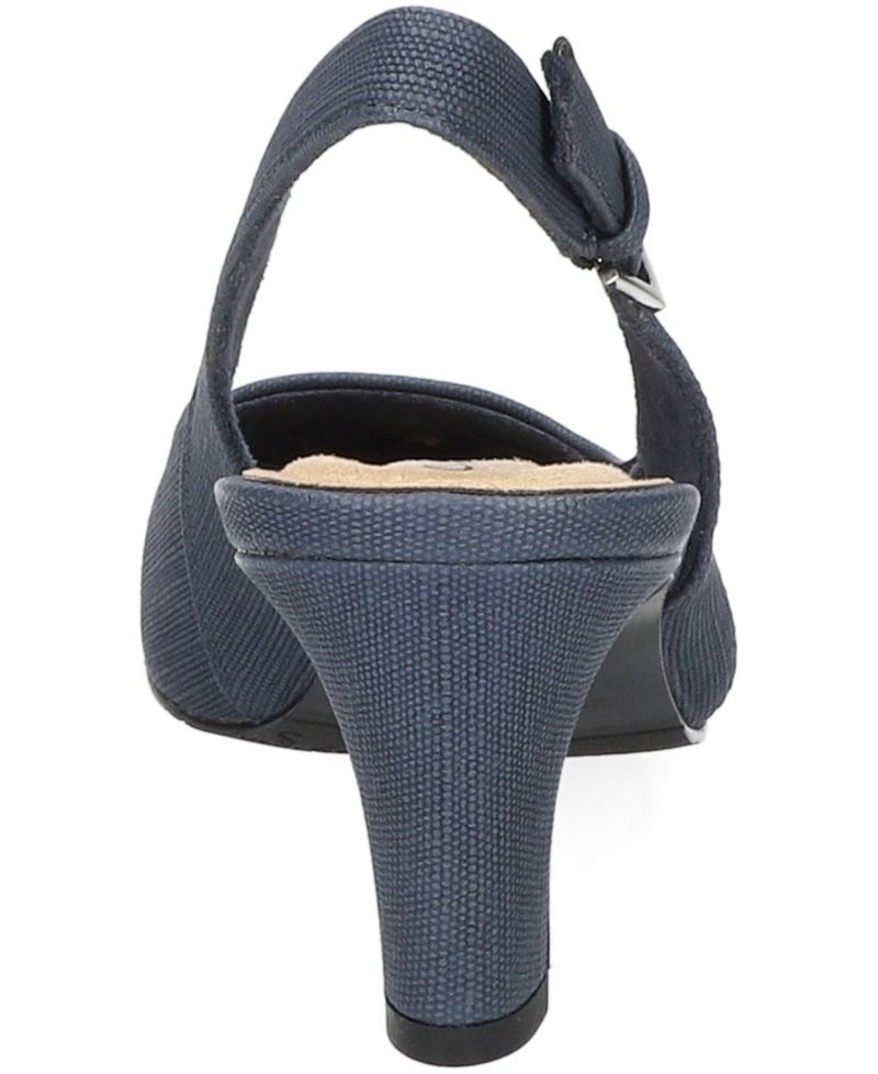Ritsa Square Toe Slingback Pumps