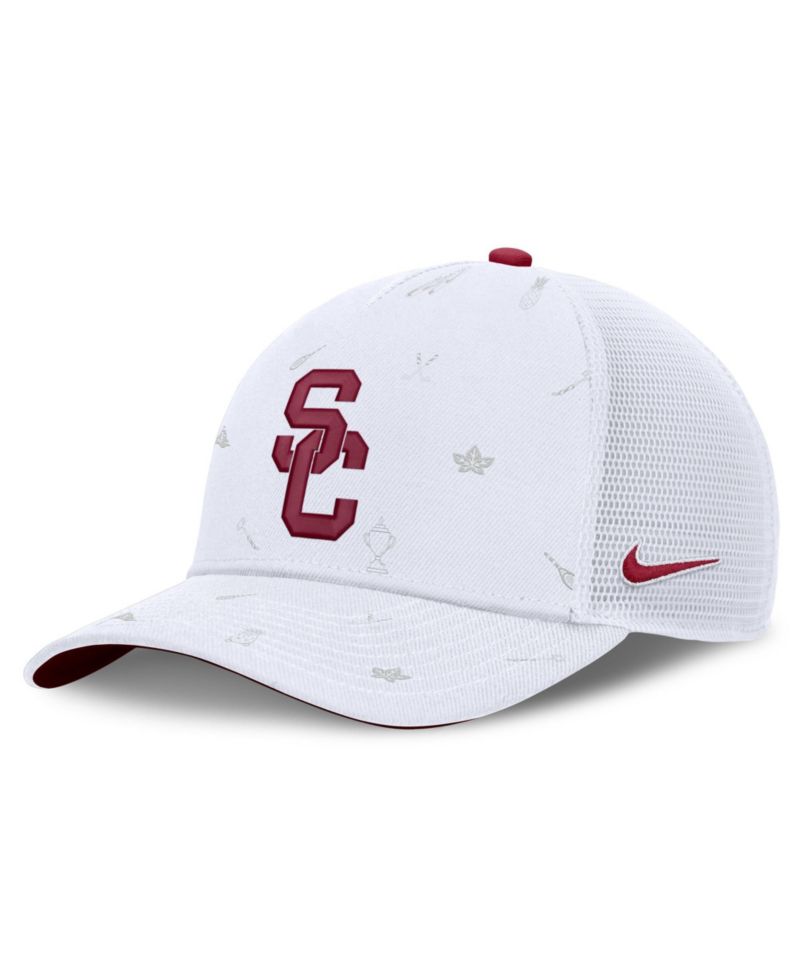 Men's and Women's White USC Trojans Country Club Golfin' Rise Trucker Adjustable Hat