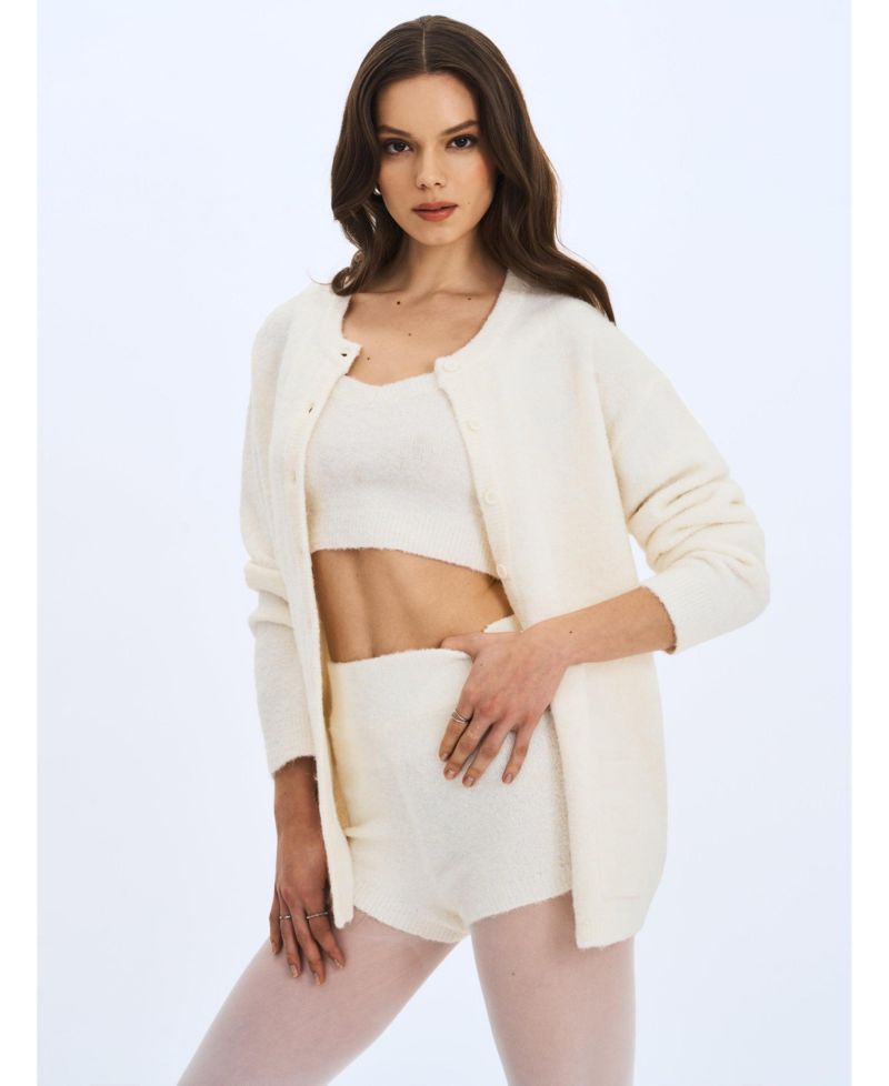 Women's Orla Wool-Blend Ribbed Knit Cardigan