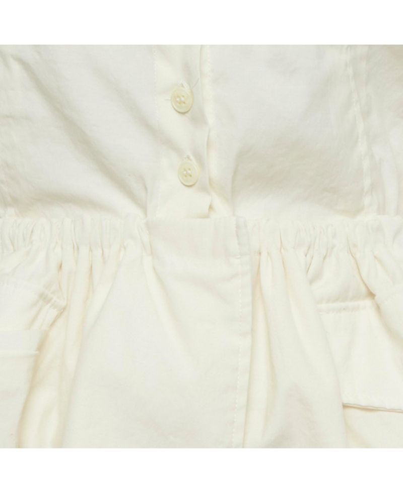 Women's Ivory Crepe Layered Le Coup De Soleil Mini Dress