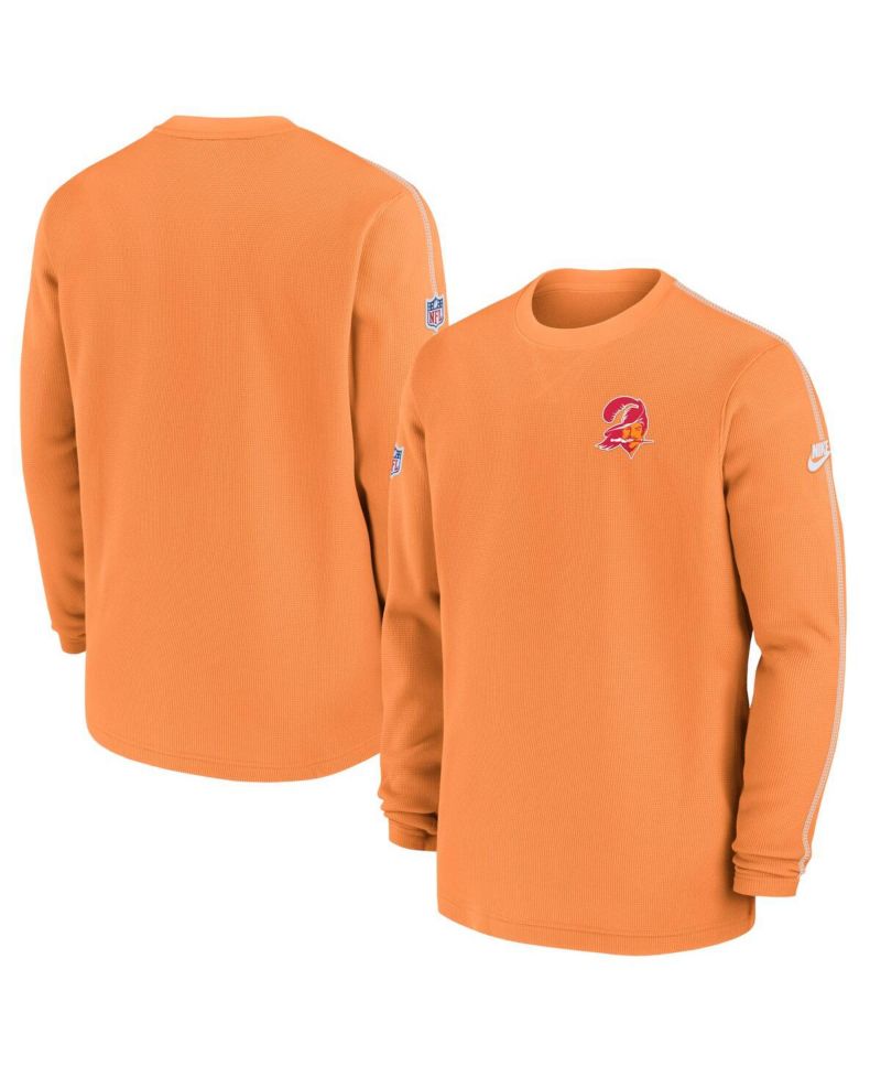 Men's Orange Tampa Bay Buccaneers Alternate Logo Coach Long Sleeve Top