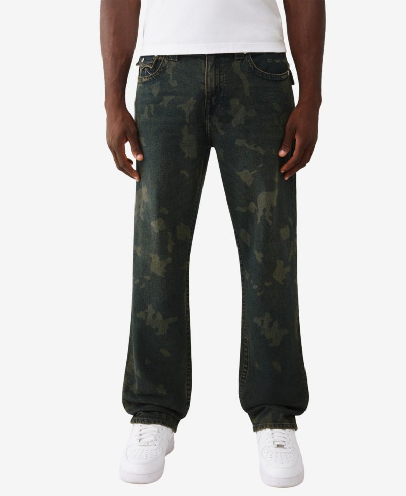 Men's Baggy Zip-Fly Regular-Fit Jeans