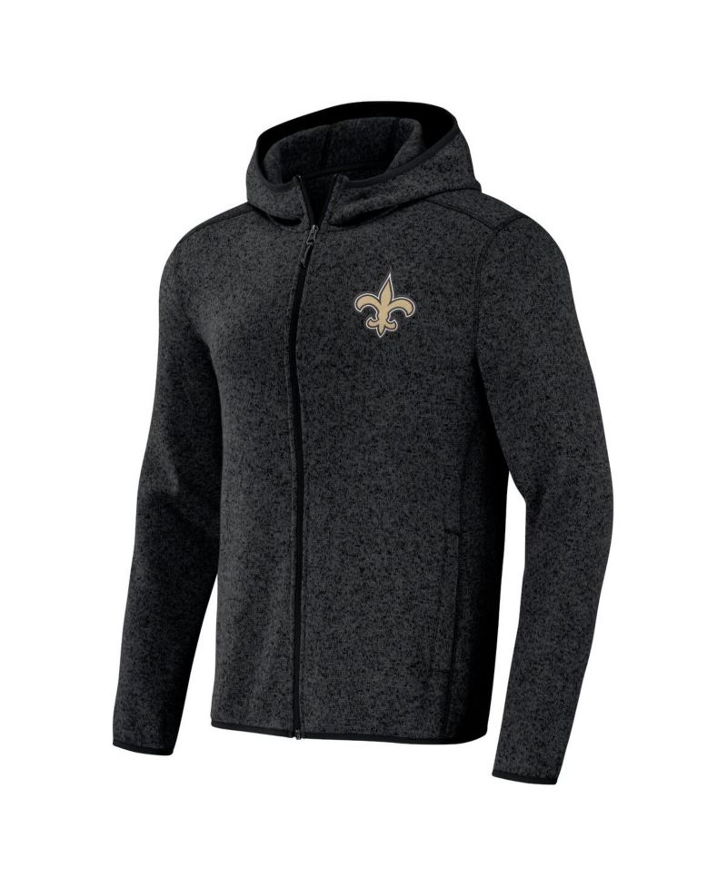 Men's NFL x Darius Rucker Collection by Black New Orleans Saints Fleece Pullover Hoodie