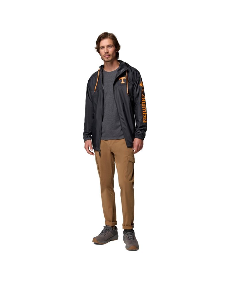 Men's Black Tennessee Volunteers Flash Challenger II Full-Zip Hooded Windbreaker