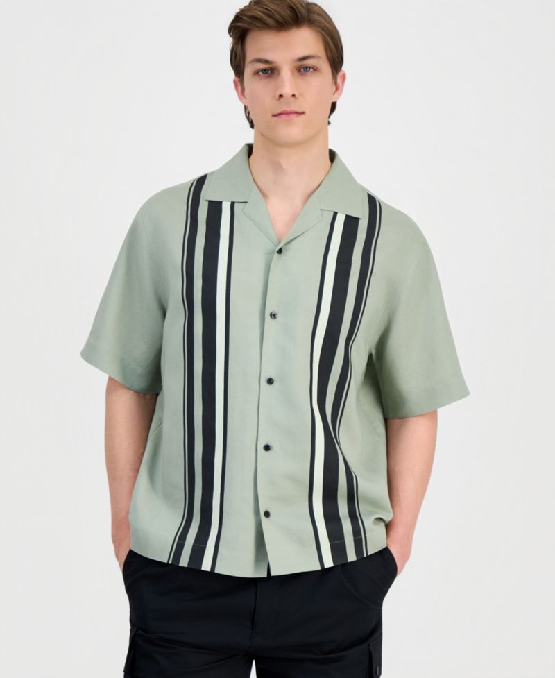 Men's Espino Short-Sleeve Printed Shirt