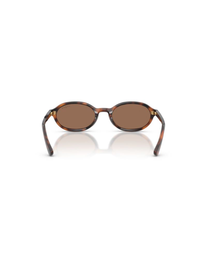 Kids' VJ2036 Oval Tortoise-Shell-Print Sunglasses