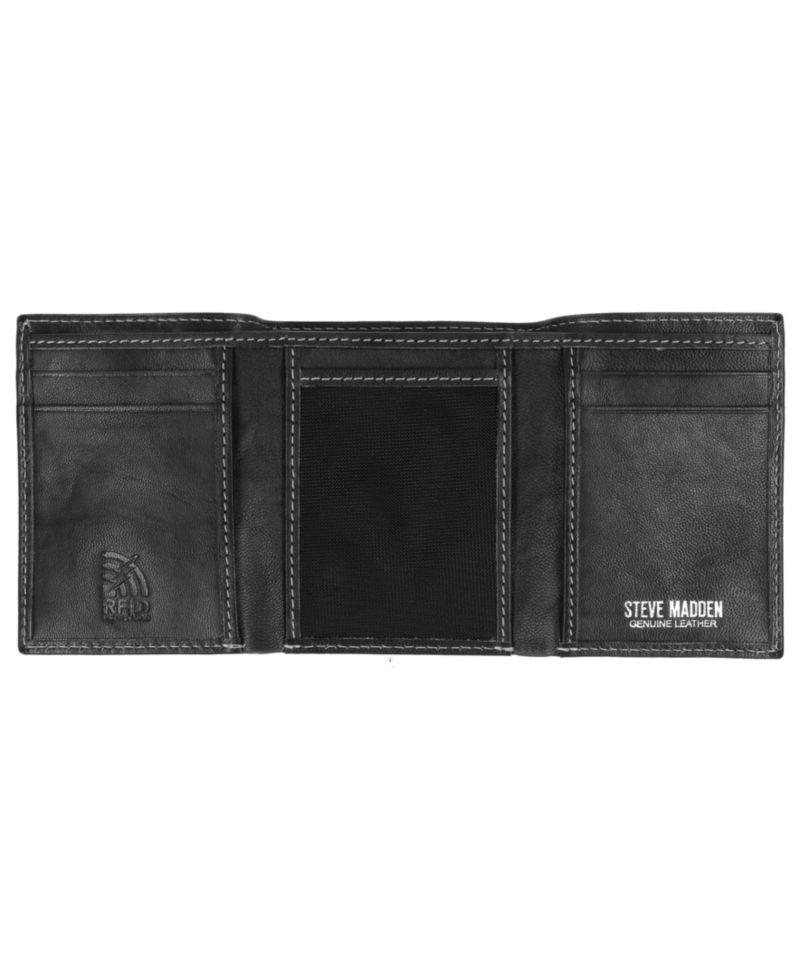 Men's Antique-Like Trifold Wallet