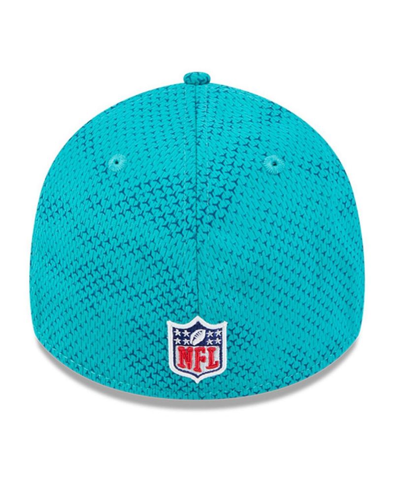 Men's Aqua Miami Dolphins 2024 Sideline 39THIRTY Flex Hat