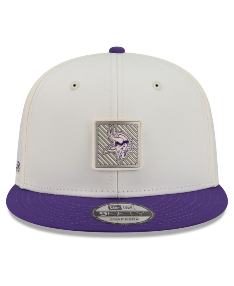 Men's Cream/Purple Minnesota Vikings 2026 NFL Training Camp 9FIFTY Snapback Hat