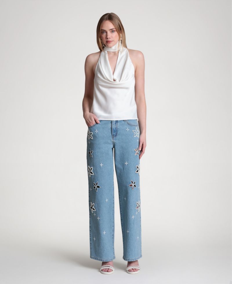 Women's Long-Tie Halter Top