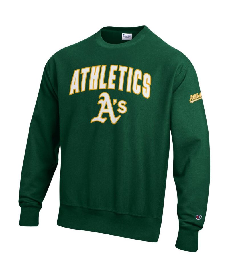 Men's Green Athletics Reverse Weave Chenille Sweatshirt