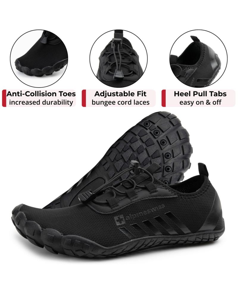 Odin Men’s Quick-Dry Water Shoes Lightweight Non-Slip Beach Barefoot Sneakers