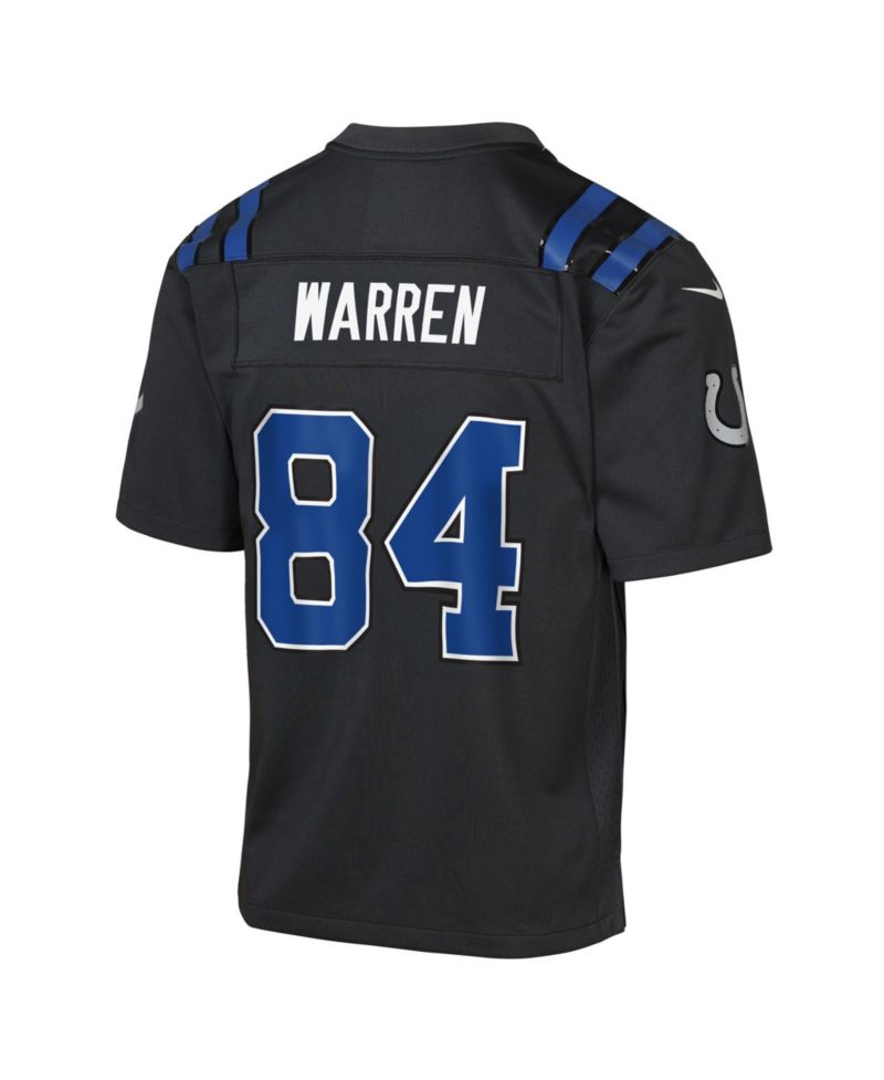 Big Boys and Girls Tyler Warren Anthracite Indianapolis Colts 2026 Rivalries Collection Game Jersey
