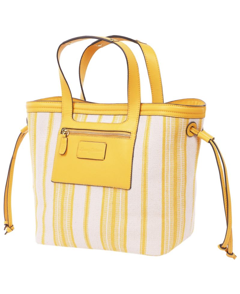 Canvas Stripe Large Tote