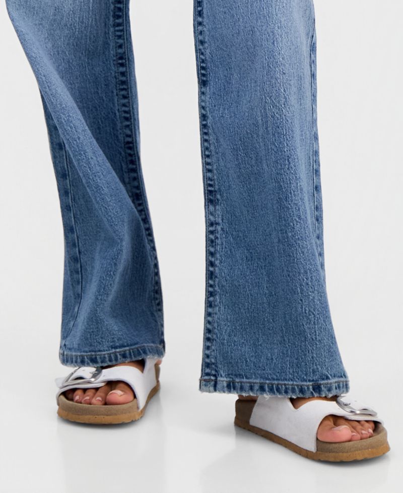 Juniors' Low-Rise V-Waist Inner Beauty Baggy Straight Jeans