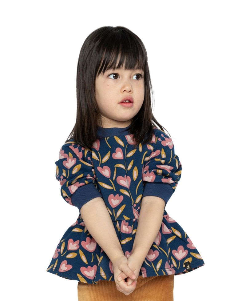 Girls' (6-8) French Terry Top