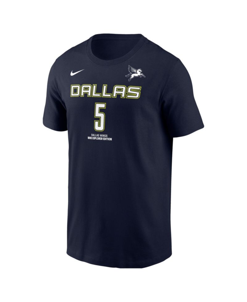 Men's Paige Bueckers Navy Dallas Wings Name & Number T-Shirt