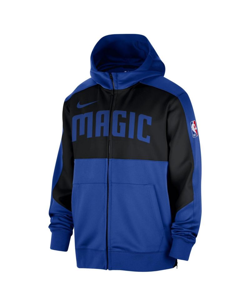 Men's Blue Orlando Magic Authentic On-Court Showtime Performance Full-Zip Hoodie