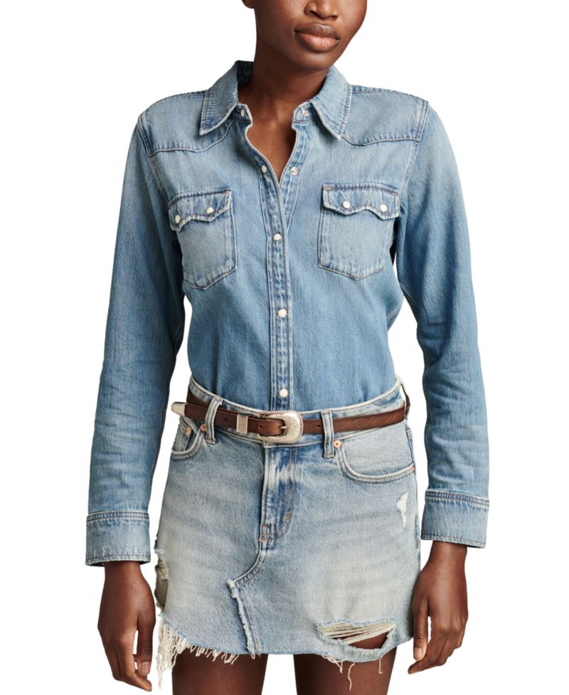 Women's Denim Western Shirt