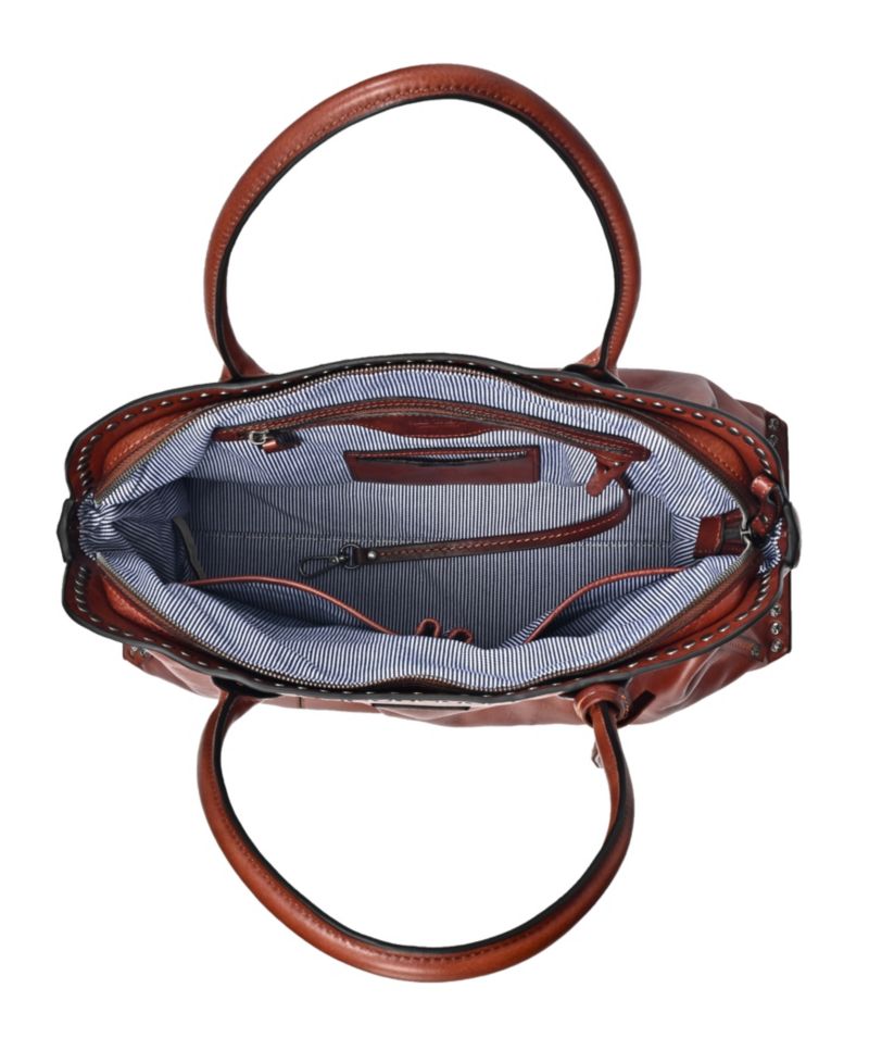 Soul Stud Large Leather Satchel Bag